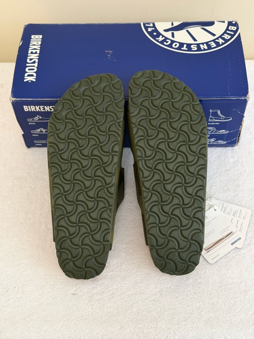 Birkenstock Arizona Bioko-Flor Soft Footbed Sandals Size EU38, US W7/M5 - Picture 7 of 7